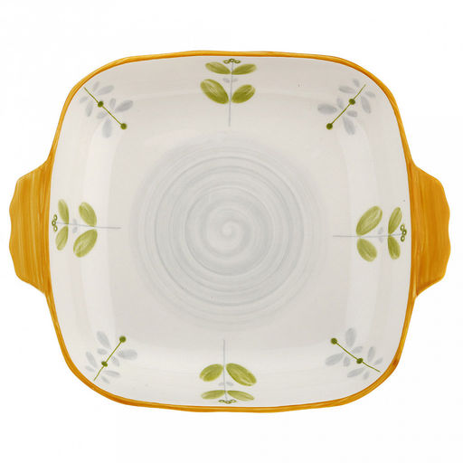 Карелия Блюдо фарфоровое 228х184х40мм, с ручками, с деколью, отводка (Китай) - Домашняя мода фото 5