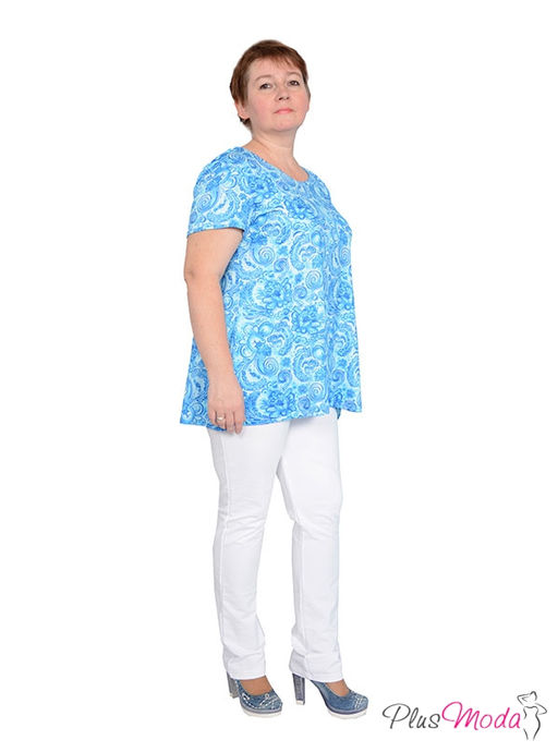 Туника Модель №23 размеры 50-64 - Plusmoda фото 2