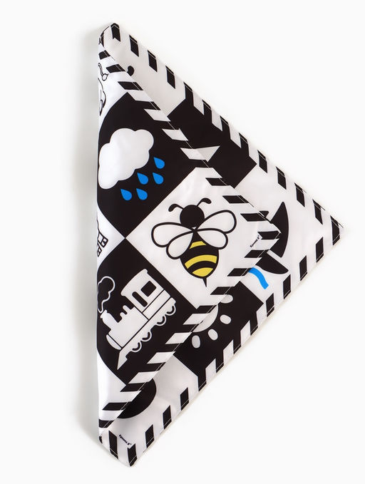 Платочек-шуршалка, игрушка по методике Г. Домана, 27×27 см