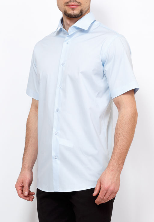 Сорочка мужская короткий рукав GREG 210/107/Z STRETCH  фото 9