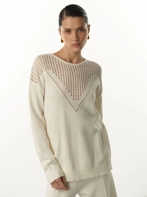 Conso/KJL 230721 - Milk Джемпер женский