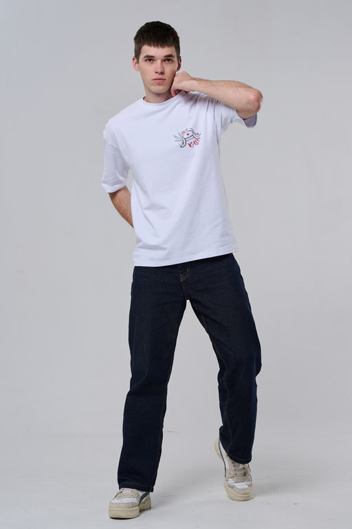 8579 футболка оверсайз мужская