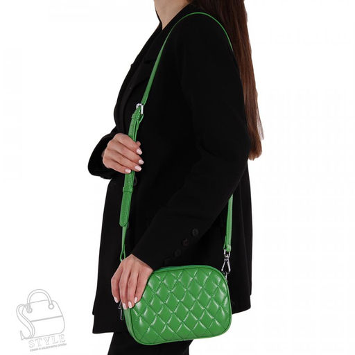 Сумка женская кожаная 0703C green Polina&Eiterou/30 в Новосибирске  фото 2