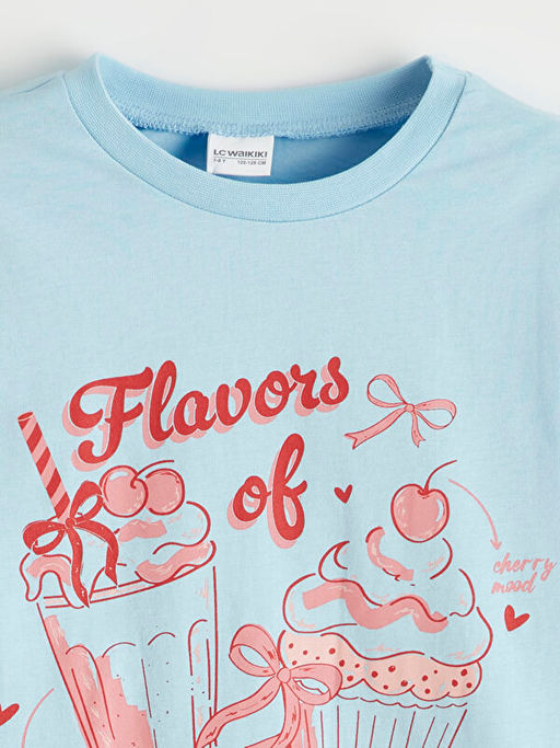 Bask?l? K?z ?ocuk Pijama Tak?m