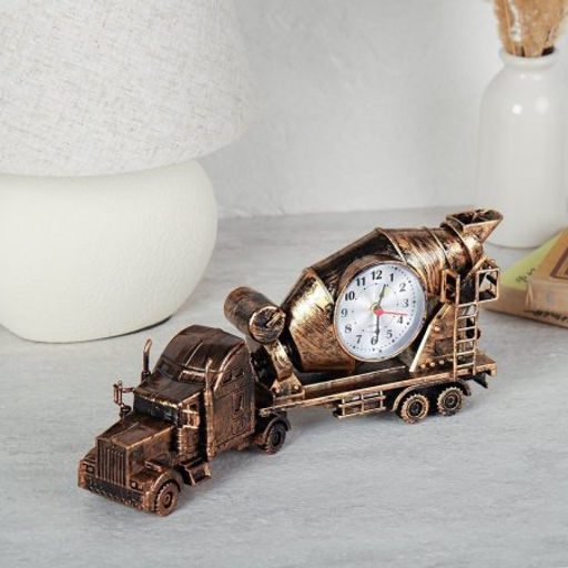 Часы настольные Бетономешалка 30х6х13 см / F534 /уп 72/ - Галеонтрейд фото 3