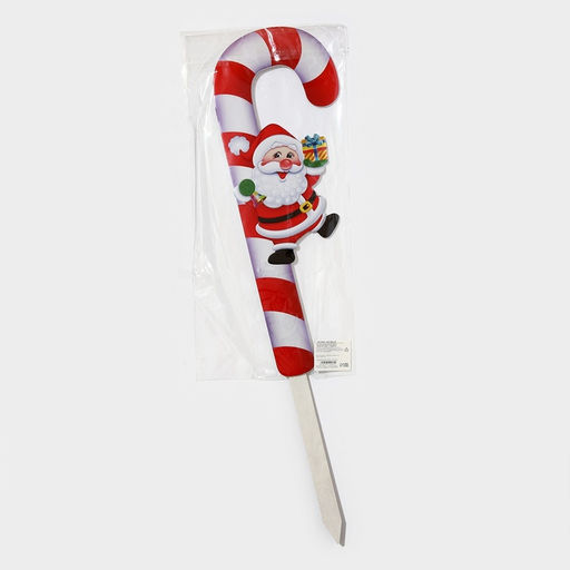 Новогодний топпер декоративный трость Дедушка мороз с подарком, 16,7х67,5 см - Simaland фото 13