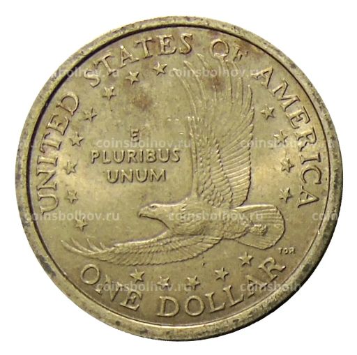 Монета 1 доллар 2000 года P США Сакагавея  Парящий Орел