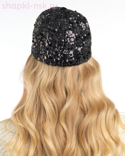 Шанелька пайетка МА мини Бейсболка (56-58)