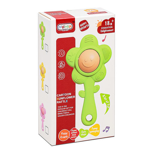 Погремушка "Цветок" в коробке