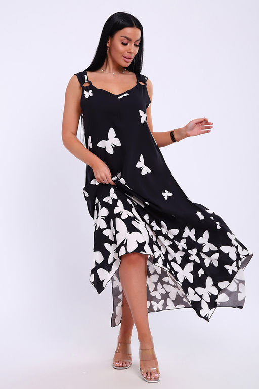 Сарафан летний больших размеров пляжный домашний 5740 - Натали фото 24