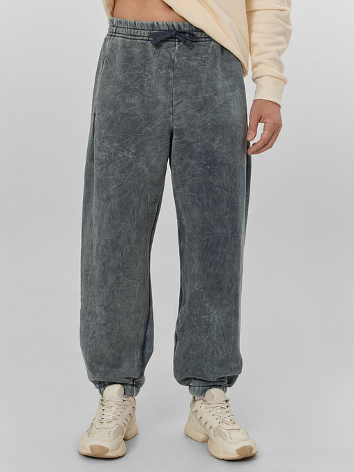 Брюки джоггеры мужские серые с обработкой эйсид - Mark formelle фото 2