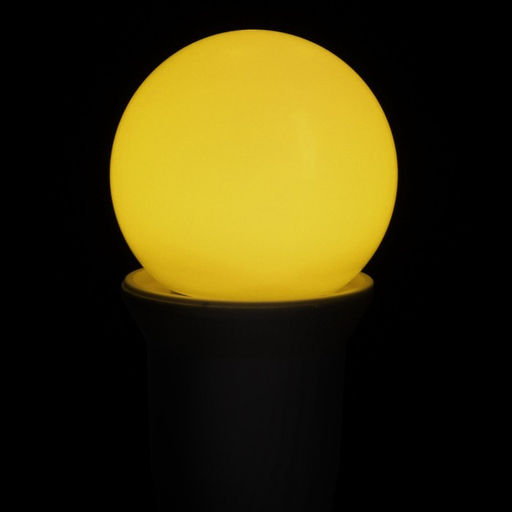 Лампа светодиодная Luazon Lighting, G45, Е27, 1.5 Вт, для белт-лайта, набор 20 штук, свечение жёлтое