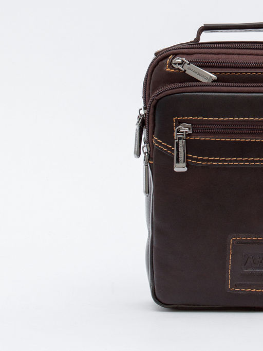 Сумка 10099-2AM d.brown Allan Marco