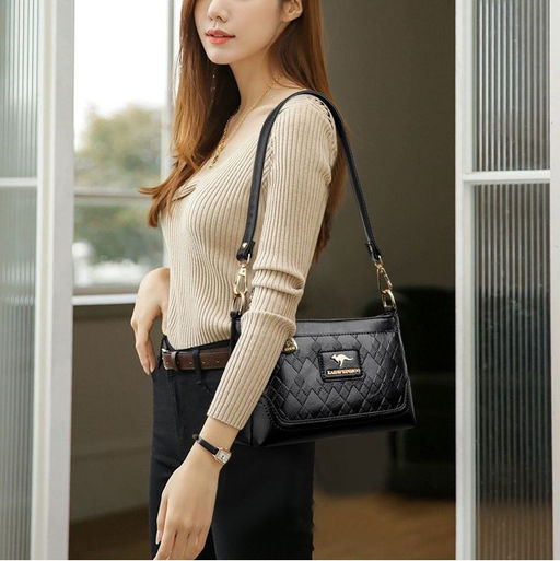 KAIDIFEINIROO Сумка женская с двумя ремнями 8725 фото 14