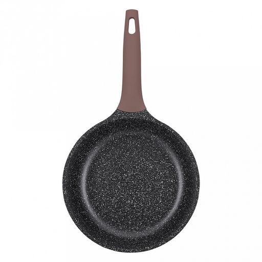 Сковорода с антипригарным покрытием Eleganto д22см, h2,3см, s1,8мм, дно s5мм, литой алюминий, многослойное антипригарное покрытию Pfluon, бакелитовая ручка с покрытием soft-touch, Regent (Китай) Подходит для всех видов плит, включая индукционну - Домашняя мода фото 2