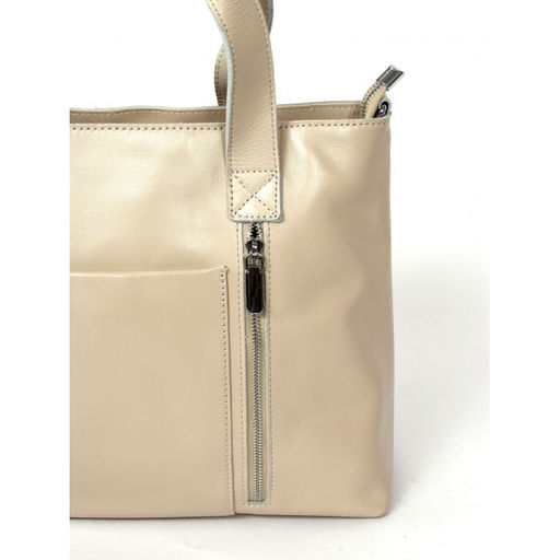 Сумка женская натуральная кожа RM-SH-8321, 1отд+карм/перег, плечевой ремень, бежевый SALE 261769 - Adelia фото 9