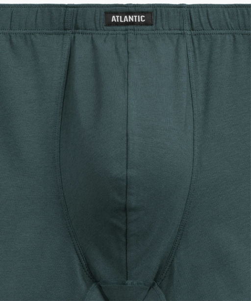 ATLANTIC 2MH-173 Трусы шорты Solid Long - набор (2 шт.) зеленый лес + темно-синий фото 5