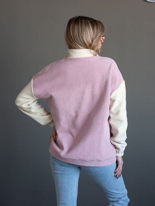 Джемпер женский 6368 пыльная роза, т.серый 770 Lets go - Let's go фото 9