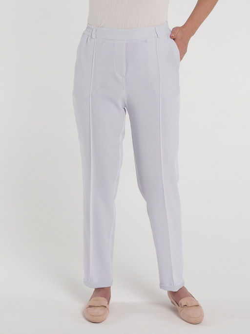 Брюки из легкой костюмной ткани (вишер, турецкий лен), со стрелками