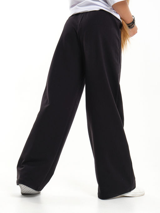 Брюки палаццо синие школьные штаны детская одежда девочке 22-7325 синий - Mini maxi фото 18