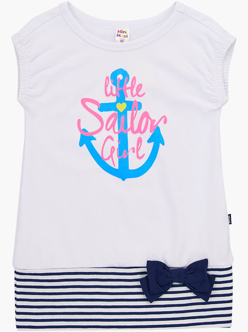 Платье UD 2953 бел/полос - Mini maxi фото 4