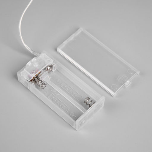 Юбка для елки, с подсветкой, "Белая", 50х30х7 см, 35LED, батарейки ААх3 (не в комплекте), свечение тёплое белое