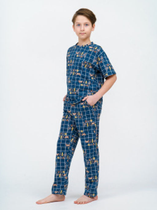 М28/1Д Костюм "Клетка/индиго"