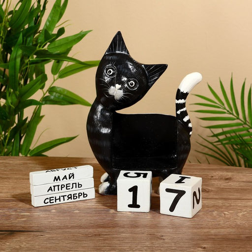 Вечный календарь Киска, 15226 см, дерево - Simaland фото 4