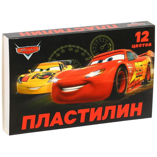 Пластилин 12цв 180г Тачки - Disney фото 2