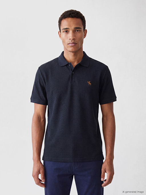 Polo Yaka Nak??l? Erkek Ti??rt