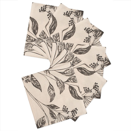 Набор салфеток декоративных 35х35 - 6 шт, саржа Гербариум ВБ 35х35 - Традиция фото 4