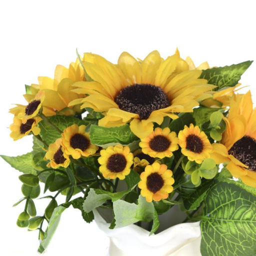 Цветок искусственный 27 см Подсолнух / NW715 /уп 320/ - Галеонтрейд фото 2