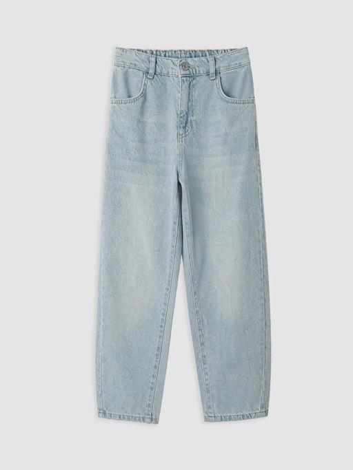Baggy Fit Erkek ?ocuk Jean Pantolon