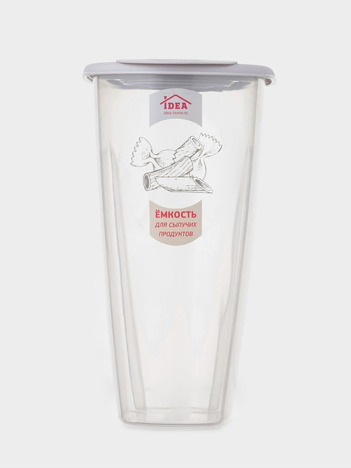 Ёмкость для хранения сыпучих продуктов IDEA, 1.5 л, пластик, МИКС