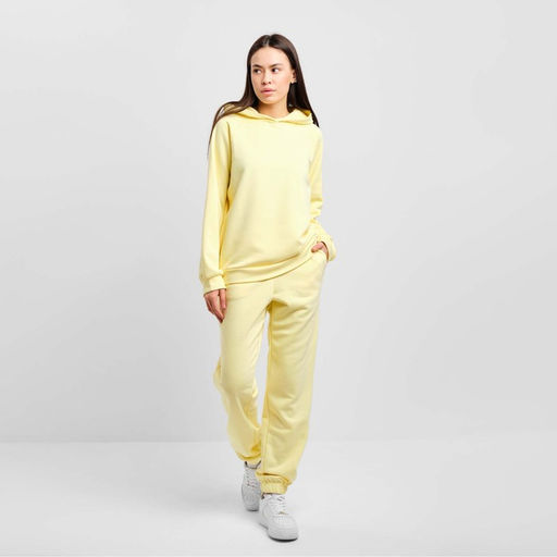 Костюм женский (толстовка, брюки) MIST, размер 40-42, жёлтый