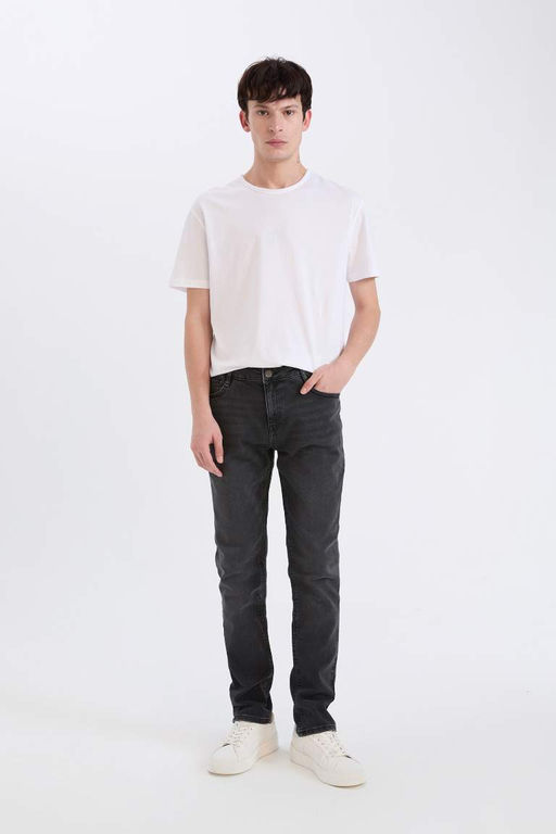 Pedro Slim Fit Dar Kal?p Normal Bel Dar Paca Jean Pantolon - Defacto фото 3