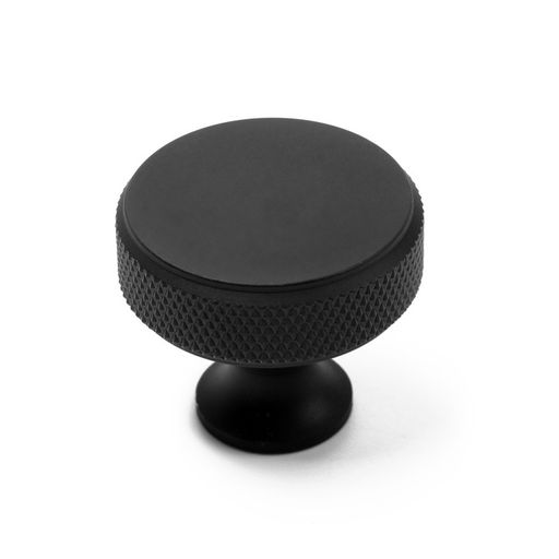 Ручка-кнопка CAPPIO PK323, d=30 мм, цвет черный, 8 шт.
