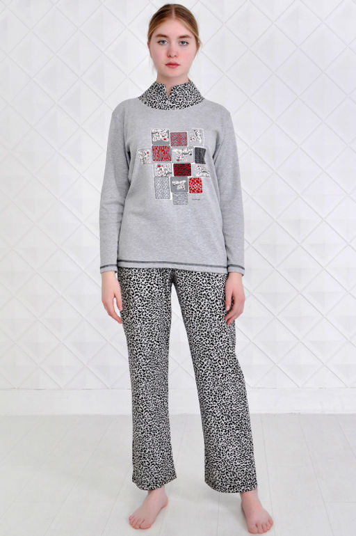 Арт. 4492 Пижама с брюками - Калинка фото 3