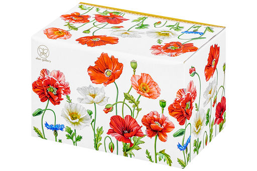 Набор 2 блюд д/холодца 800 мл 20*12,5*11,5 см Маки - Elan gallery фото 15