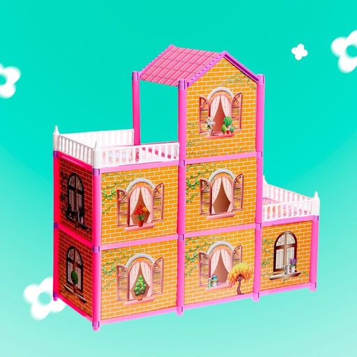 Кукольный домик «Коттедж» с куклами и аксессуарами