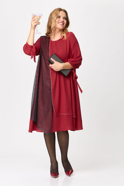 Платье Michel Chic 2149 красный  фото 3