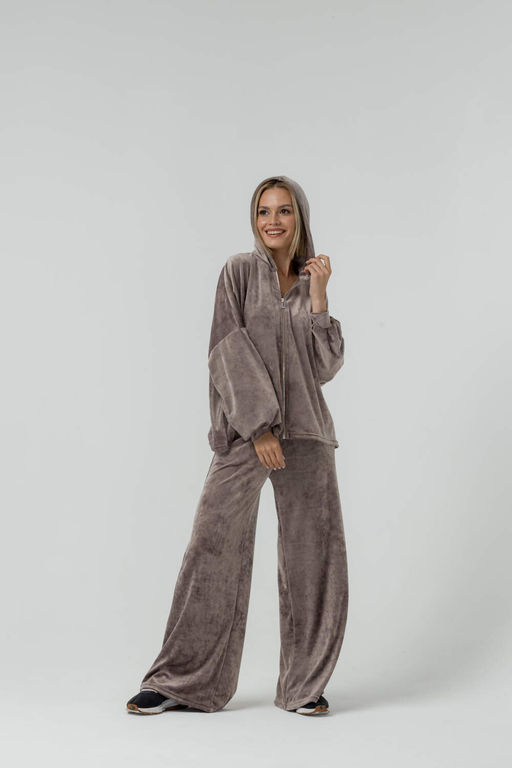 Костюм ПРЕМИУМ  велюр,джинс - Knitka wear фото 8