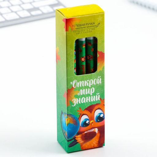 Цена за 12 шт. Ручка пиши-стирай, синяя паста, гелевая, 0.5 мм с колпачком Открой мир знаний - Artfox фото 5