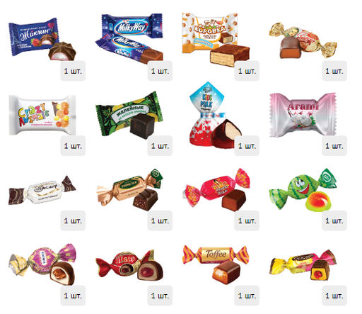 Мешочек сладостей синий 500 г. текстиль - Сладкий мир фото 3