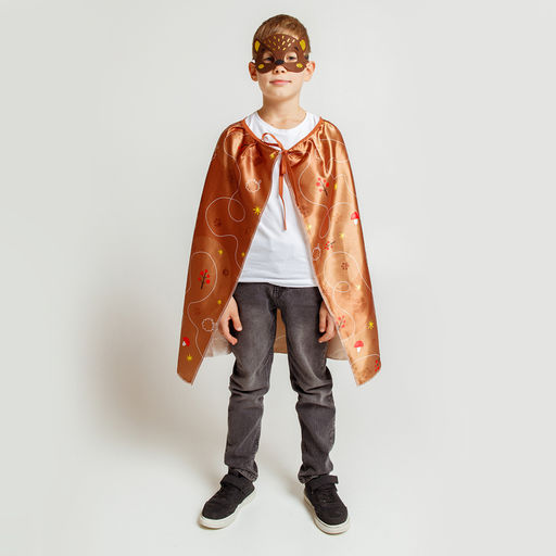 Карнавальный костюм «Новогодний медведь»: плащ, маска