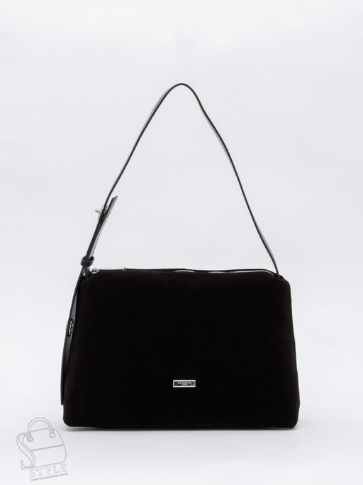 Сумка женская кожаная 8017SMS black Velina Fabbiano-Safenta