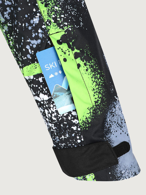 Костюм 7з1925 салат/черный