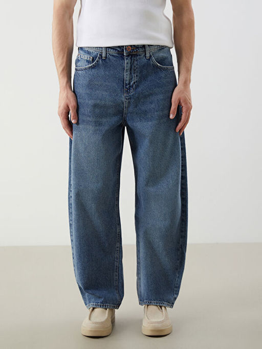 Baggy Fit Erkek Jean Pantolon