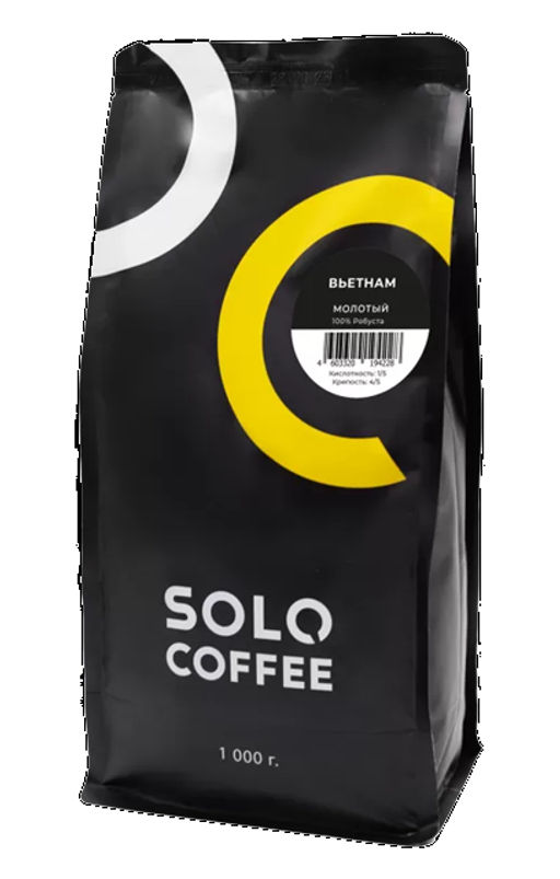 Кофе в зернах Solo Coffee Вьетнам Робуста (100% робуста), свежеобжаренный  фото 3