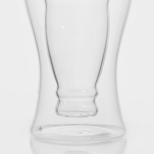 Пивной бокал Magistro «Дуо», 400 мл, 8.5×8.5×18 см, с двойными стенками, стекло, прозрачный